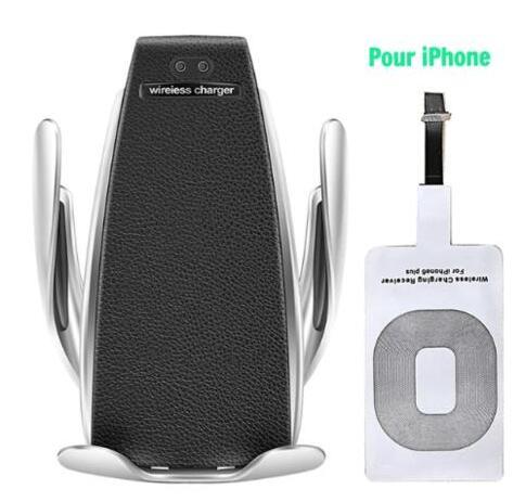 Car Wireless Charger 10W Induction Car Fast Wireless Charging With Car Phone Holder S5 - Genyornis Store