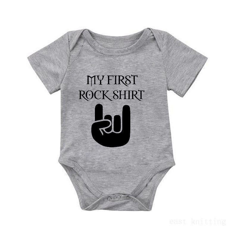 Finger letter romper