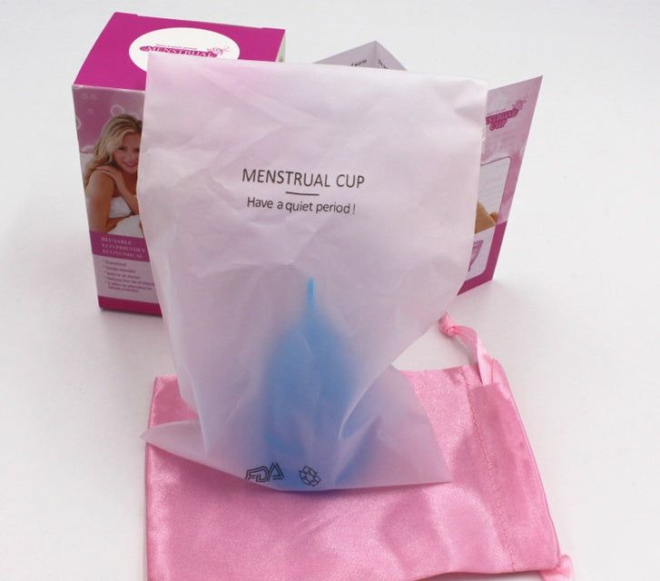 Women Menstrual Cup 2 pcs Set