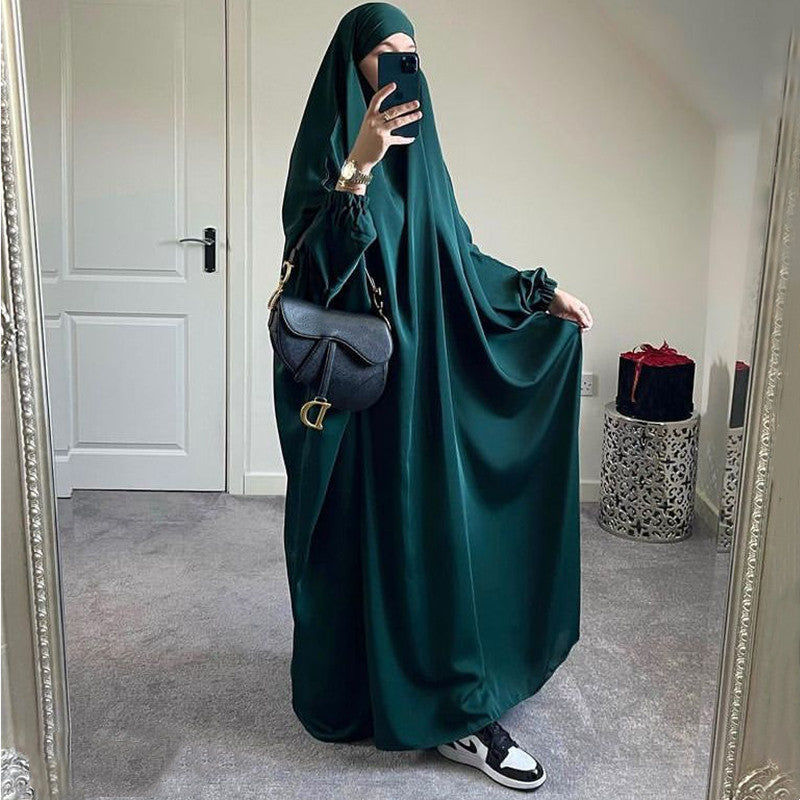 Amazon Abaya Dubai Turkey One-piece Prayer Dress