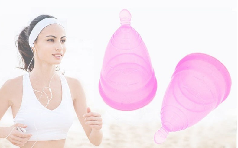 Women Menstrual Cup 2 pcs Set