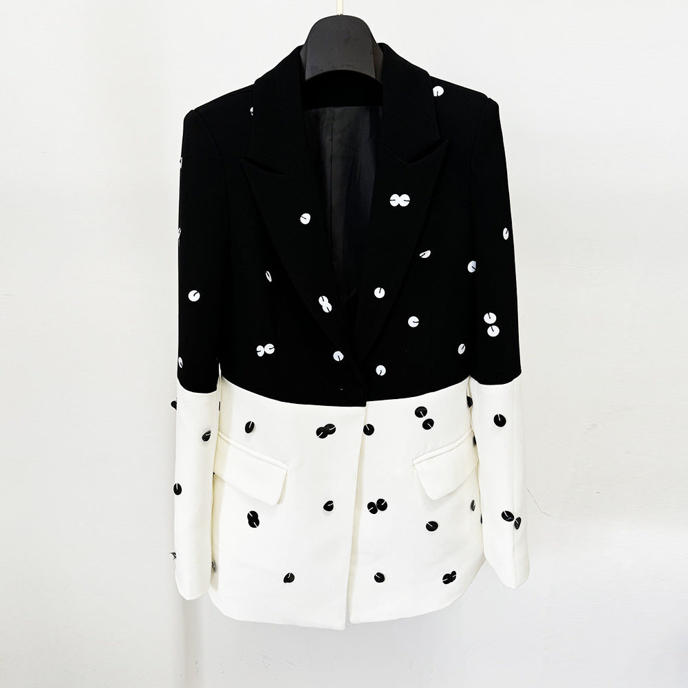 Fashionable Sequins Suit Jacket Suits