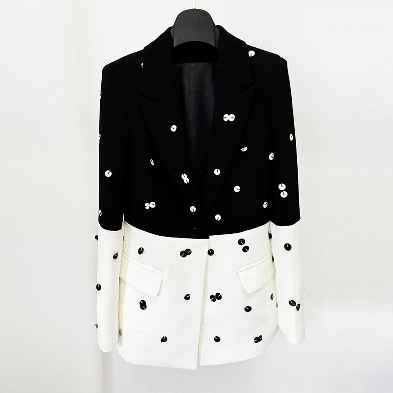 Fashionable Sequins Suit Jacket Suits