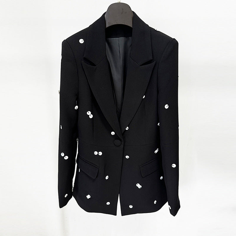 Fashionable Sequins Suit Jacket Suits