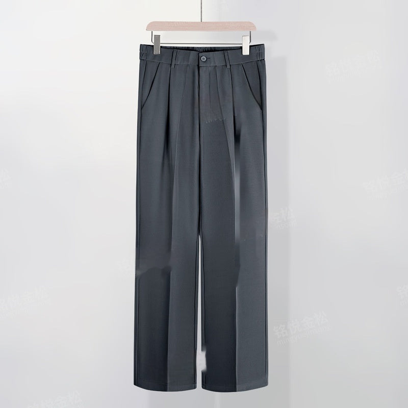 Summer Thin Suit Straight-leg Pants